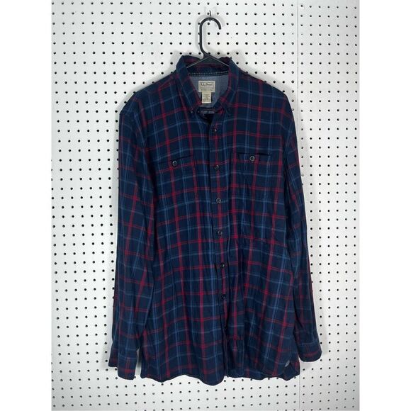 L.L Bean button down flannel shirt - Picture 1 of 6